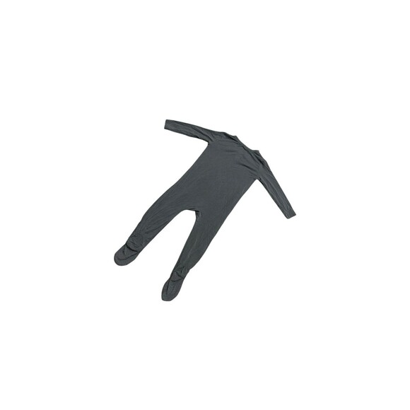 HAPIU | Grey Bamboo Zippie | 12-18m - Picture 2 of 3